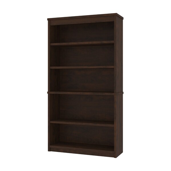 Bestar Universel 36W Bookcase in chocolate